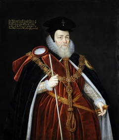 William Cecil, 1st Baron Burghley (1520-1598) by Anonymous