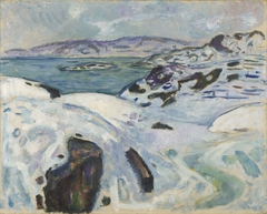 Winter on the Coast by Edvard Munch