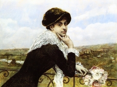Woman on a Balcony