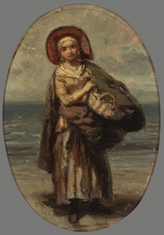 Young Fisherwoman by Charles Rochussen