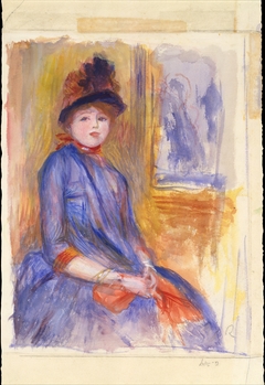 Young Girl in a Blue Dress