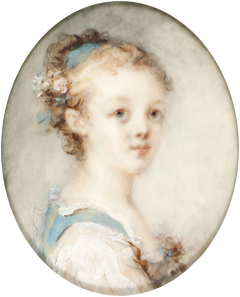 Young girl by Marie-Anne Fragonard